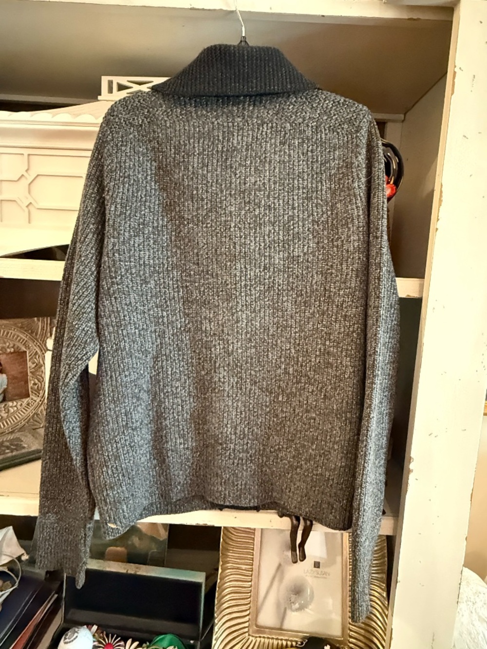Todd Snyder contrast shawl collar cardigan sweater Medium M ? - Picture 6 of 9